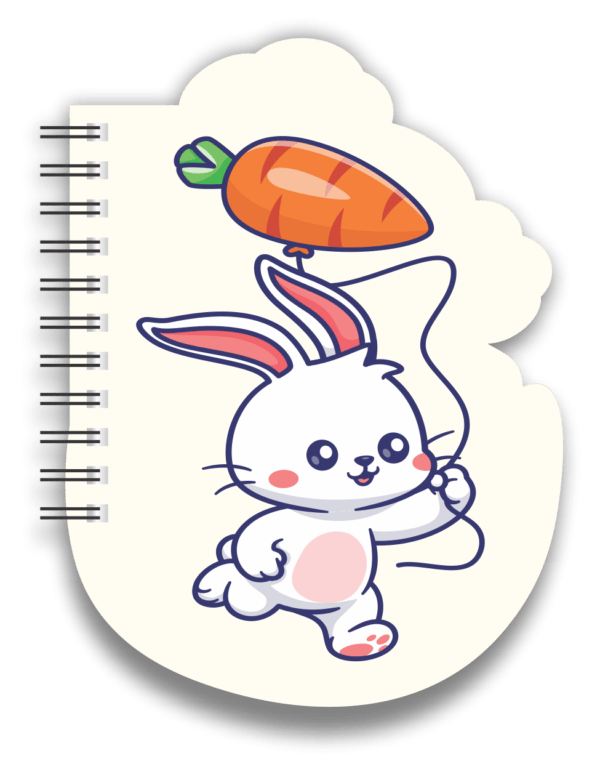 Shape cutting notebook