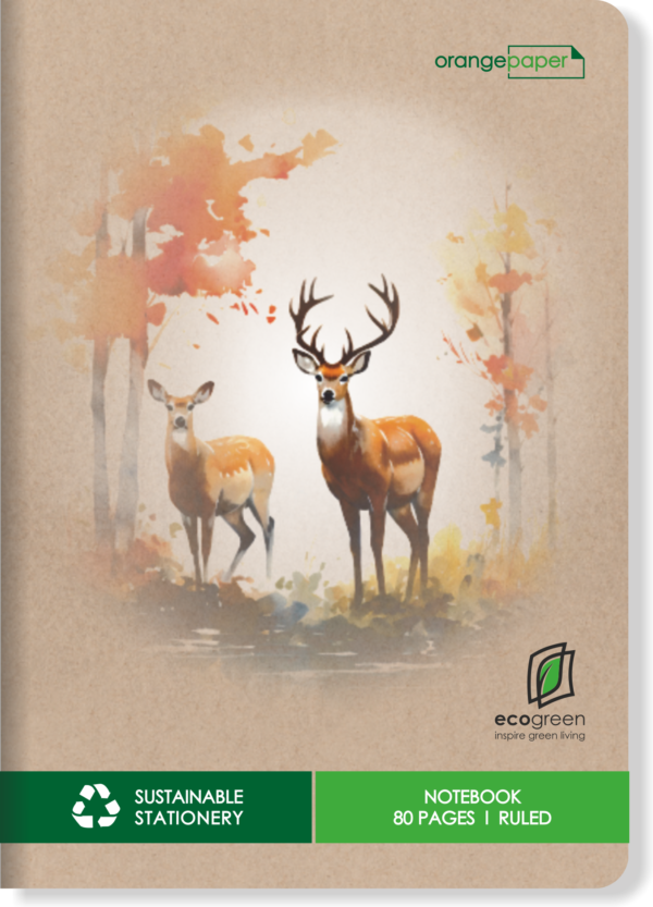 Eco Green Recycled Notebook - Image 3