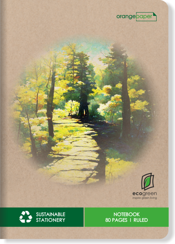Eco Green Recycled Notebook