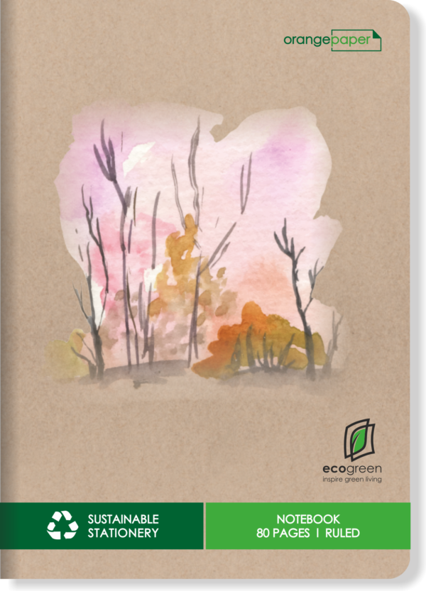 Eco Green Recycled Notebook - Image 4