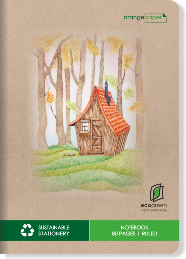 Eco Green Recycled Notebook - Image 2